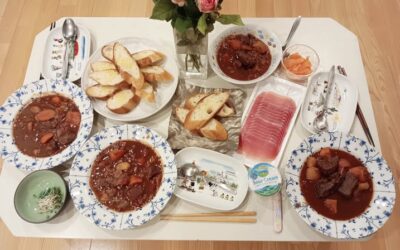 お誕生日の料理